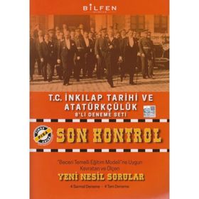 8. Sınıf LGS T.C. İnkılap Tarihi ve Atatürkçülük Son Kontrol 8'li Deneme Seti-Bilfen Yayınları