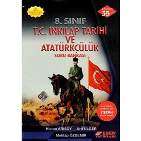 8. Sınıf LGS T. C. İnkılap Tarihi ve Atatürkçülük Soru Bankası - Esen Yayınları
