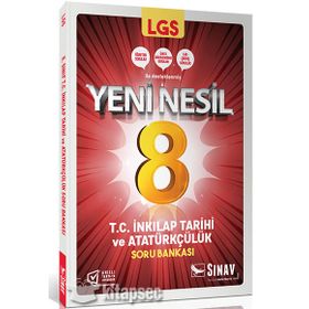 8. Sınıf LGS T.C. İnkılap Tarihi ve Atatürkçülük Soru Bankası-Sınav Dergisi Yayınları