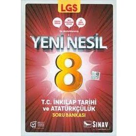 8. Sınıf LGS T.C. İnkılap Tarihi ve Atatürkçülük Soru Bankası-Sınav Dergisi Yayınları