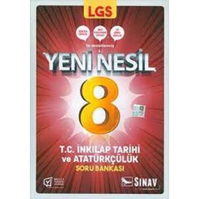 8. Sınıf LGS T.C. İnkılap Tarihi ve Atatürkçülük Soru Bankası-Sınav Dergisi Yayınları
