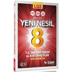 8. Sınıf LGS T.C. İnkılap Tarihi ve Atatürkçülük Soru Bankası-Sınav Dergisi Yayınları