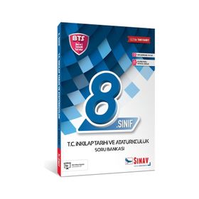 8. Sınıf LGS T.C. İnkılap Tarihi ve Atatürkçülük Soru Bankası-Sınav Dergisi Yayınları
