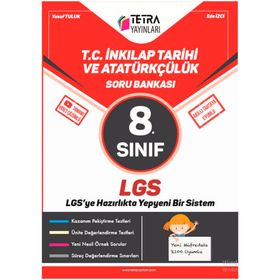 8. Sınıf LGS T.C. İnkılap Tarihi ve Atatürkçülük Soru Bankası-Tetra Yayınları