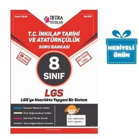 8. Sınıf LGS T.C. İnkılap Tarihi ve Atatürkçülük Soru Bankası-Tetra Yayınları