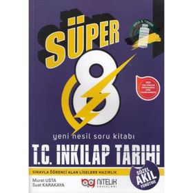 8. Sınıf Lgs T.C. İnkılap Tarihi ve Atatürkçülük Süper Yeni Nesil 20 Deneme Sınavı-Nitelik Yayınları