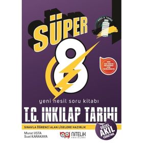 8. Sınıf Lgs T.C. İnkılap Tarihi ve Atatürkçülük Süper Yeni Nesil 20 Deneme Sınavı-Nitelik Yayınları