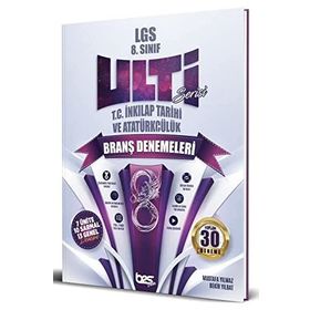 8. Sınıf LGS T.C İnkılap Tarihi ve Atatürkçülük Ulti Serisi Branş Denemeleri Bes Yayınları