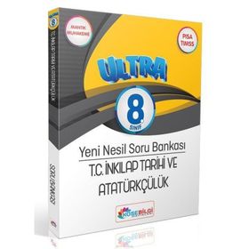8. Sınıf LGS T.C. İnkılap Tarihi ve Atatürkçülük Ultra Yeni Nesil Çözümlü Soru Bankası-Köşebilgi Yayınları