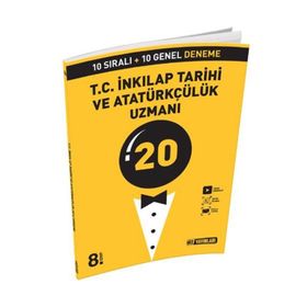 8. Sınıf LGS T.C. İnkılap Tarihi Ve Atatürkçülük Uzmanı 20 Deneme-Hız Yayınları