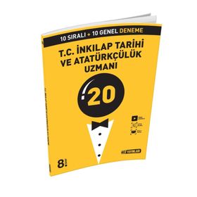 8. Sınıf LGS T.C. İnkılap Tarihi Ve Atatürkçülük Uzmanı 20 Deneme-Hız Yayınları