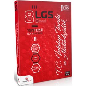 8. Sınıf LGS T.C. İnkılap Tarihi ve Atatürkçülük Video Konu Anlatım ve Çözümlü Soru Bankası-Sistemplus Yayınları