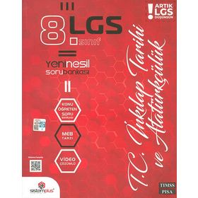 8. Sınıf LGS T.C. İnkılap Tarihi ve Atatürkçülük Video Konu Anlatım ve Çözümlü Soru Bankası-Sistemplus Yayınları