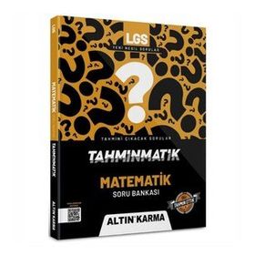 8. Sınıf Lgs Tahminmatik Matematik Soru Bankası - Altın Karma