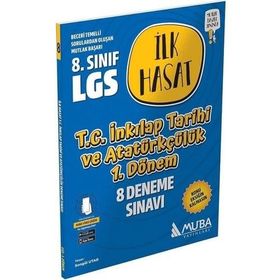 8. Sınıf Lgs Tc İnkılap Tarihi Ve Atatürkçülük 1. Dönem İlk Hasat 10 Deneme - Muba Yayınları