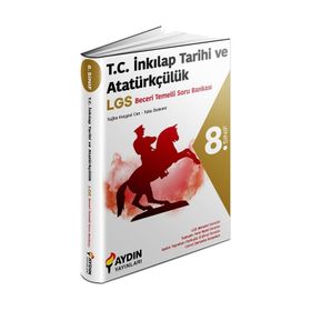 8. Sınıf LGS TC İnkılap Tarihi ve Atatürkçülük Beceri Temelli Soru Bankası Aydın Yayınları