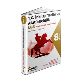 8. Sınıf LGS TC İnkılap Tarihi ve Atatürkçülük Beceri Temelli Soru Bankası Aydın Yayınları