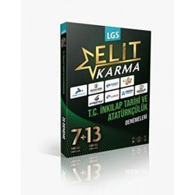 8 Sınıf LGS TC İnkılap Tarihi ve Atatürkçülük Elit Karma 20 Deneme Video Çözümlü Paraf Yayınları