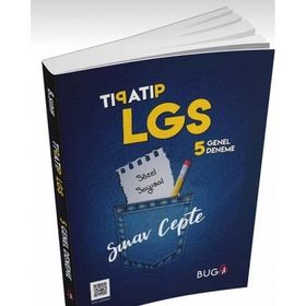 8. Sınıf LGS Tıpatıp 5 li Deneme-Buga Yayınları