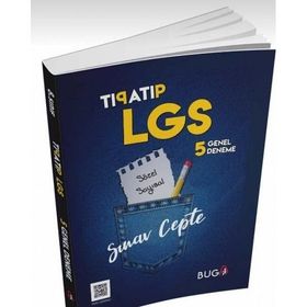 8. Sınıf LGS Tıpatıp 5 li Deneme-Buga Yayınları