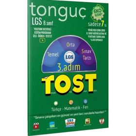 8. Sınıf LGS Tost 3. Adım Deneme Tonguç Akademi Yayınları