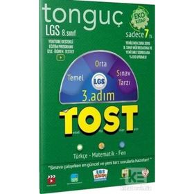 8. Sınıf LGS Tost 3. Adım Deneme Tonguç Akademi Yayınları