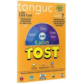 8. Sınıf LGS Tost 4. Adım Deneme Tonguç Akademi Yayınları