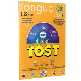 8. Sınıf LGS Tost 4. Adım Deneme Tonguç Akademi Yayınları