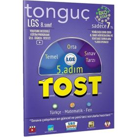 8. Sınıf LGS Tost 5. Adım Deneme Tonguç Akademi Yayınları