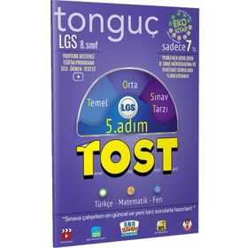 8. Sınıf LGS Tost 5. Adım Deneme Tonguç Akademi Yayınları
