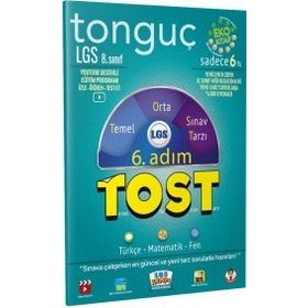 8. Sınıf LGS Tost 6. Adım Tonguç Akademi Yayınları
