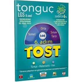 8. Sınıf LGS Tost 6. Adım Tonguç Akademi Yayınları