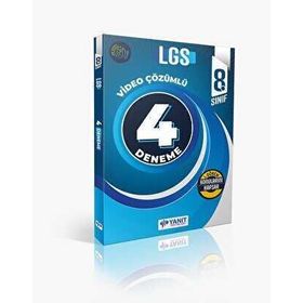 8. Sınıf LGS Tüm Dersler 1. Dönem 4 Deneme Yanıt Yayınları