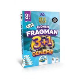 8. Sınıf LGS Tüm Dersler 1. Dönem Fragman 3+1 Deneme Gold Serisi - Ünlüler Karması