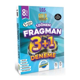 8. Sınıf LGS Tüm Dersler 1. Dönem Fragman 3+1 Deneme Gold Serisi - Ünlüler Karması