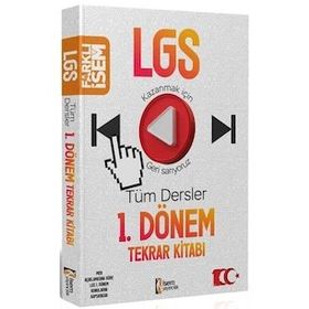8. Sınıf LGS Tüm Dersler 1 Dönem Tekrar Kitabı - İsem Yayınları