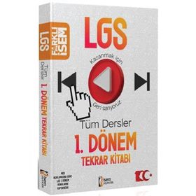 8. Sınıf LGS Tüm Dersler 1 Dönem Tekrar Kitabı - İsem Yayınları