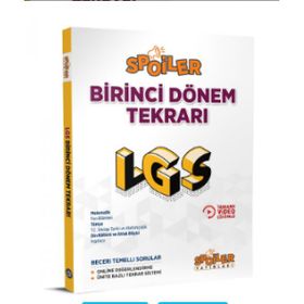 8.Sınıf LGS Tüm Dersler 1. Dönem Tekrarı Spoiler Yayınları