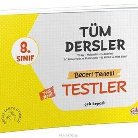 8. Sınıf LGS Tüm Dersler Beceri Temelli Testler-Editör Yayınları