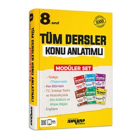 8.Sınıf LGS Tüm Dersler Konu Anlatımlı Modüler Set
