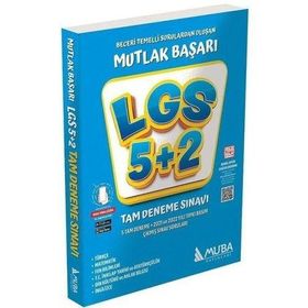 8. Sınıf LGS Tüm Dersler Mutlak Başarı 5+2 Tam Deneme - Muba Yayınları
