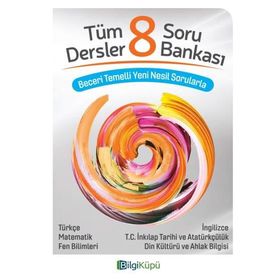 8.Sınıf LGS Tüm Dersler Soru Bankası-Bilgi Küpü Yayınları