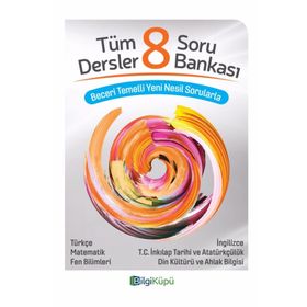 8.Sınıf LGS Tüm Dersler Soru Bankası-Bilgi Küpü Yayınları