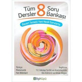 8.Sınıf LGS Tüm Dersler Soru Bankası-Bilgi Küpü Yayınları