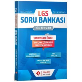 8.Sınıf LGS Tüm Dersler Soru Bankası Sonuç Yayınları