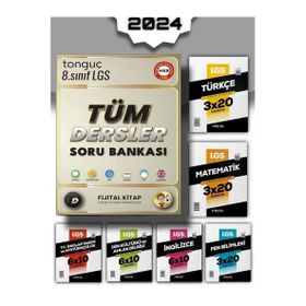 8.Sınıf Lgs Tüm Dersler Taktikli Soru Bankası Tonguç Akademi Yayınları ve Branş Deneme Seti Marka Yayınları
