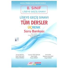 8. Sınıf LGS Tüm Dersler Üçrenk Soru Bankası Esen Yayınları