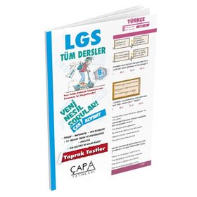 8. Sınıf LGS Tüm Dersler Yaprak Test - Çapa Yayınları