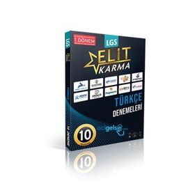8. Sınıf LGS Türkçe 1. Dönem Elit Karma 10'lu Deneme - Paraf Yayınları