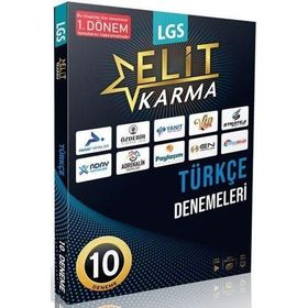 8. Sınıf LGS Türkçe 1. Dönem Elit Karma 10'lu Deneme - Paraf Yayınları